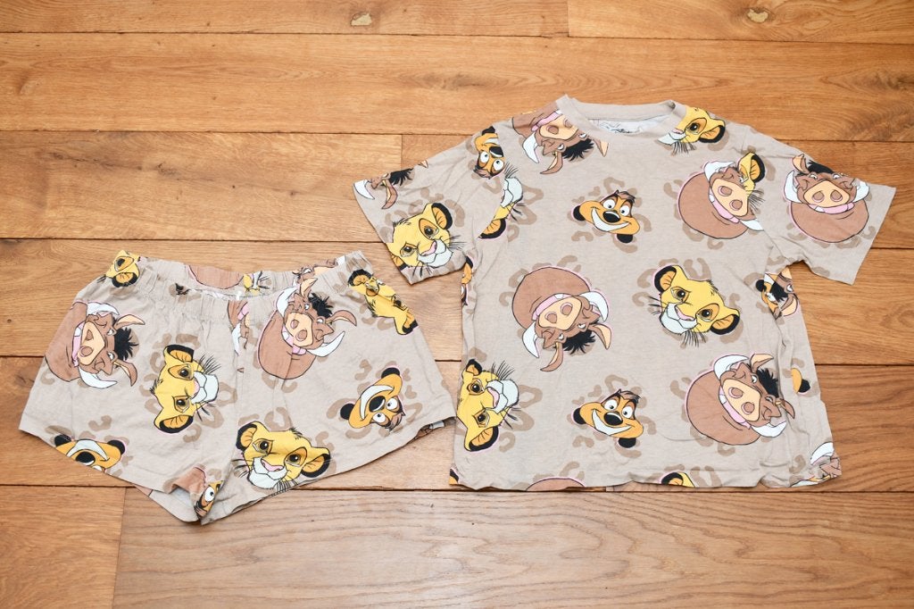 Shortama The Lion King, dames, maat S, Primark, Kleding | Dames, Pyjama's, Primark, Ophalen of Verzenden, Gedragen, Maat 36 (S)