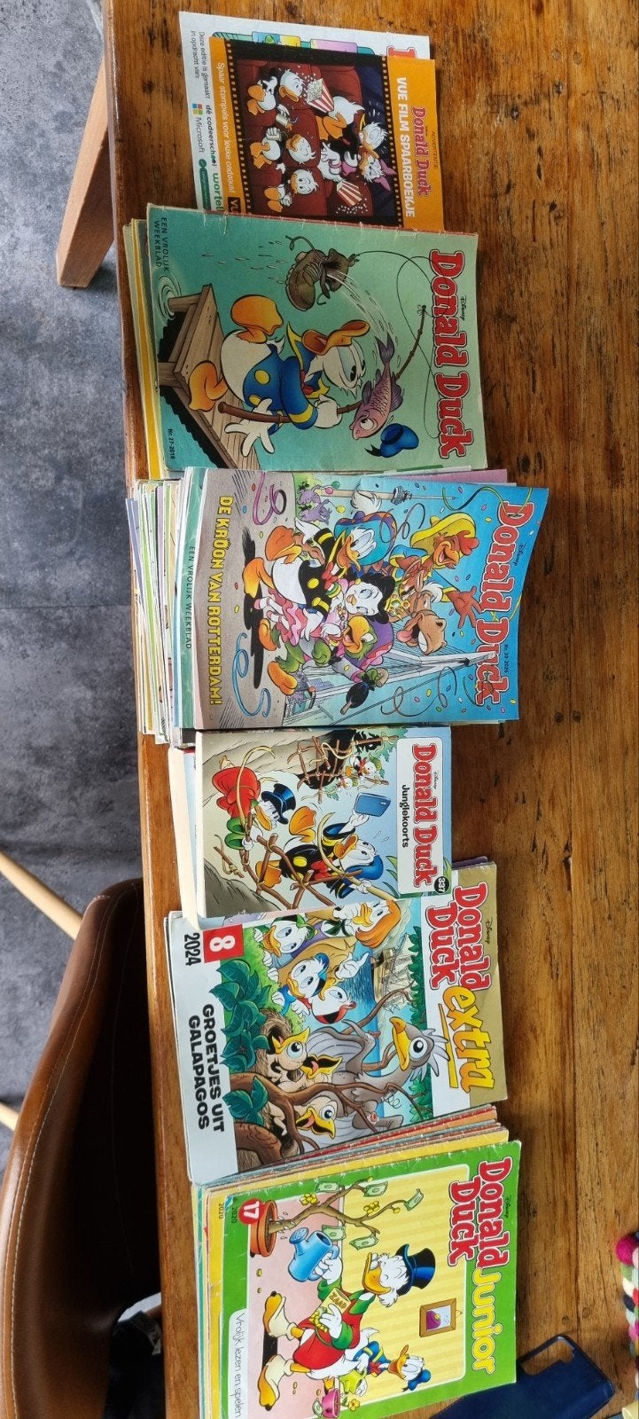 Grote collectie Donald Duck stripboeken, Meerdere stripboeken, Ophalen, Gelezen, Walt Disney
