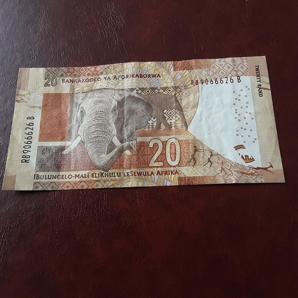 20 Rand Zuid-Afrika gebruik, Ophalen of Verzenden, Zuid-Afrika