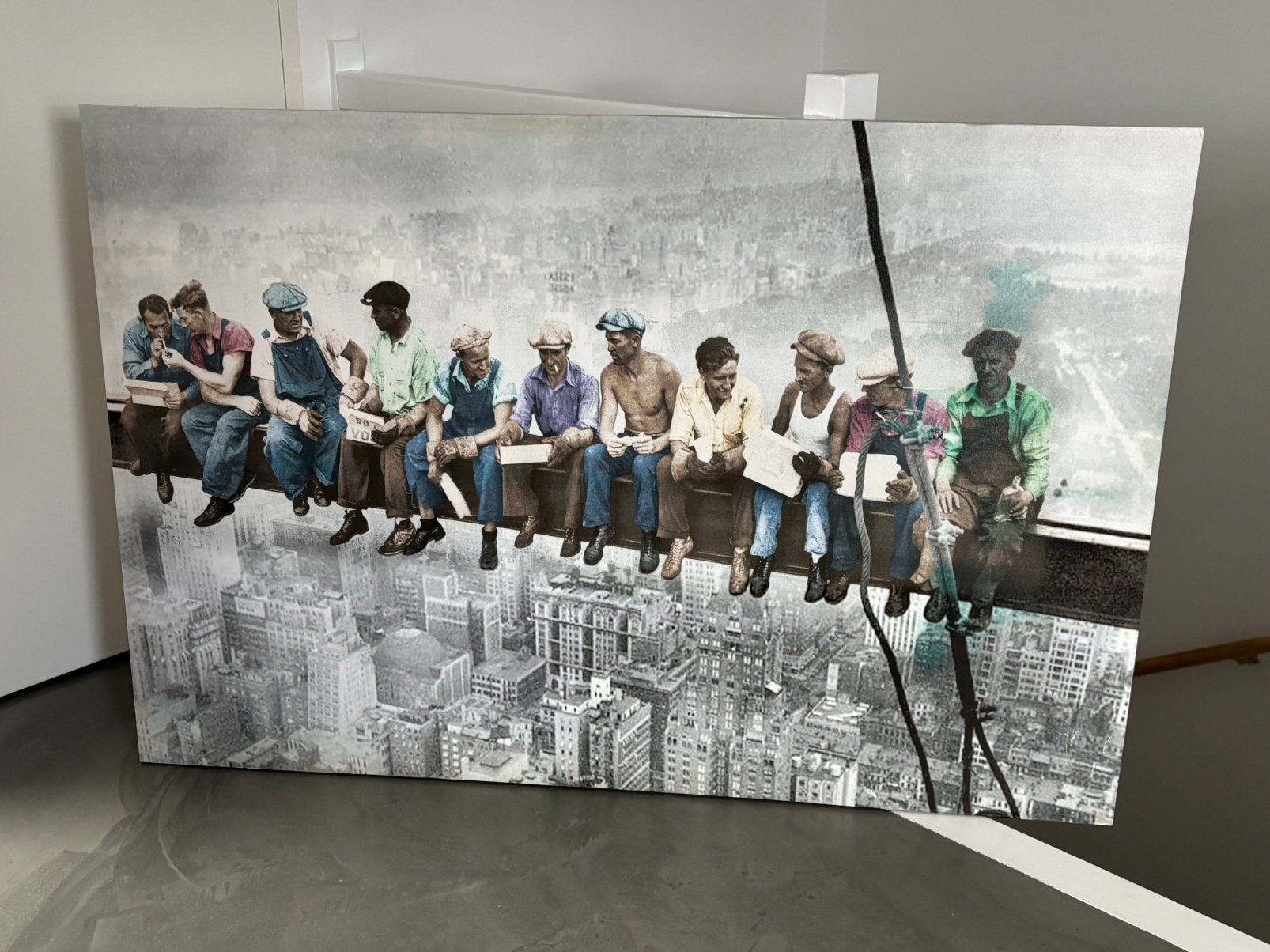 Canvasdoek New York 150x100 in zeer nette staat, Ophalen, Zo goed als nieuw, 125 cm of meer, Schilderij