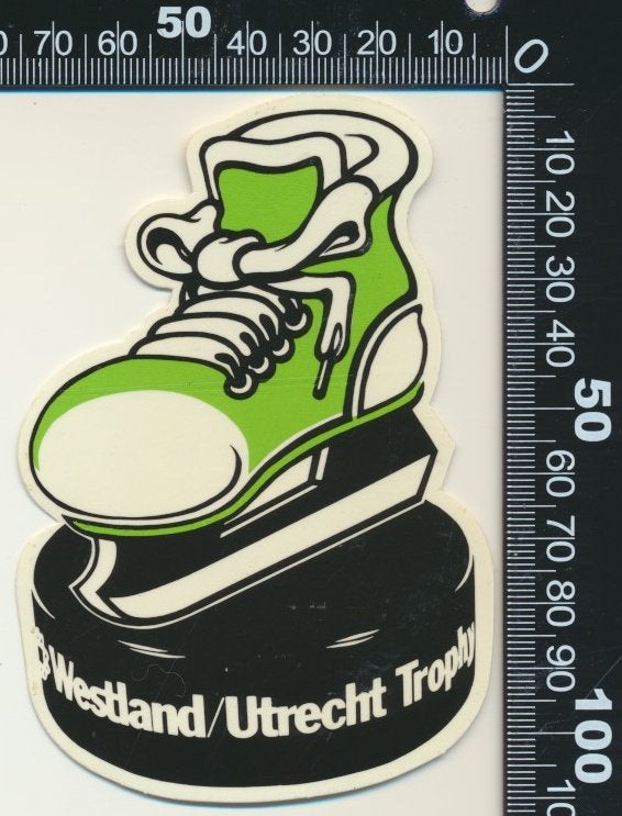 Sticker: Westland Utrecht Trophy, Ophalen of Verzenden, Zo goed als nieuw, Sport