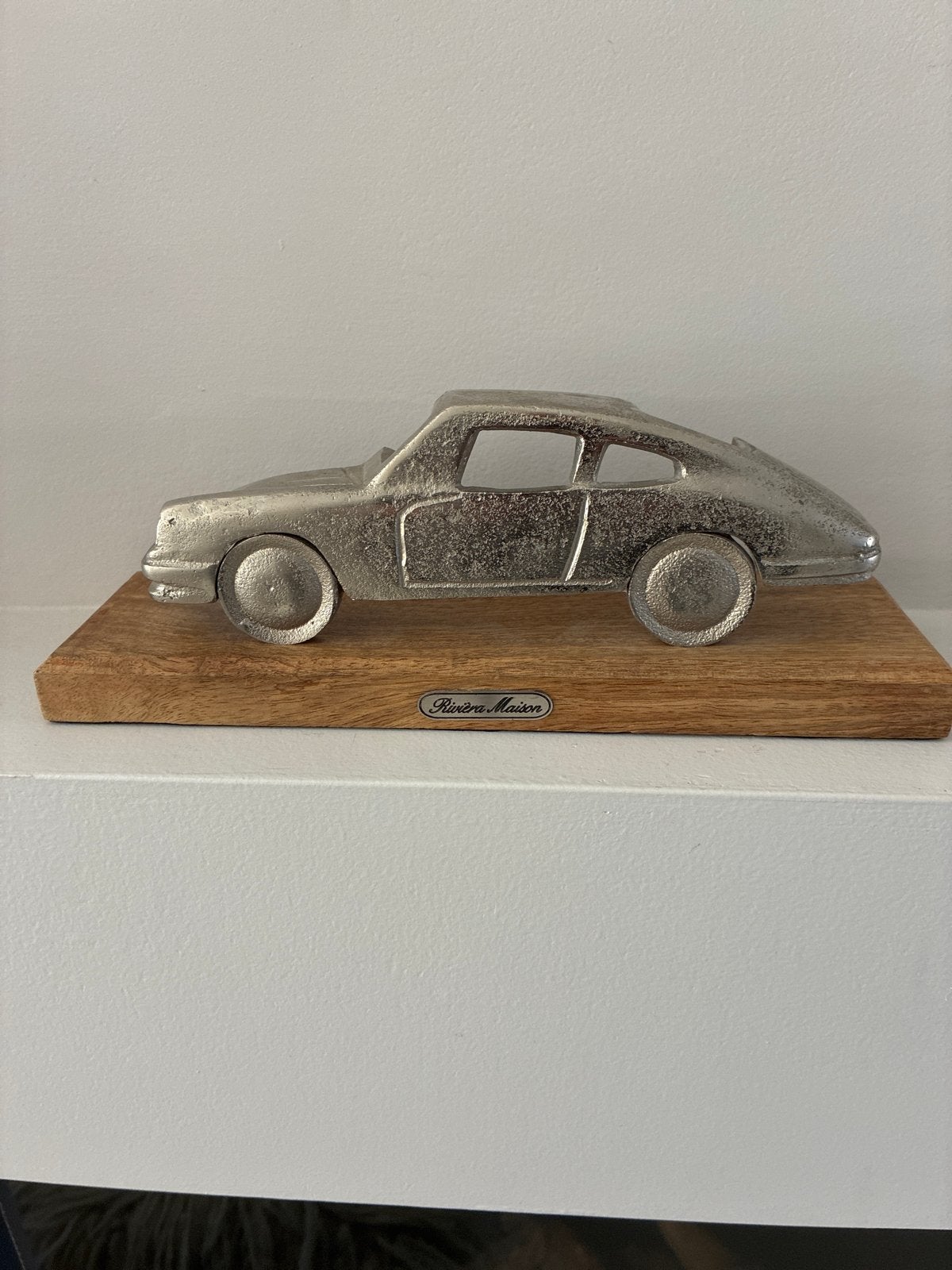 Rivièra Maison decoratie auto /Porsche, Ophalen of Verzenden, Metaal, Zilver, Landelijk
