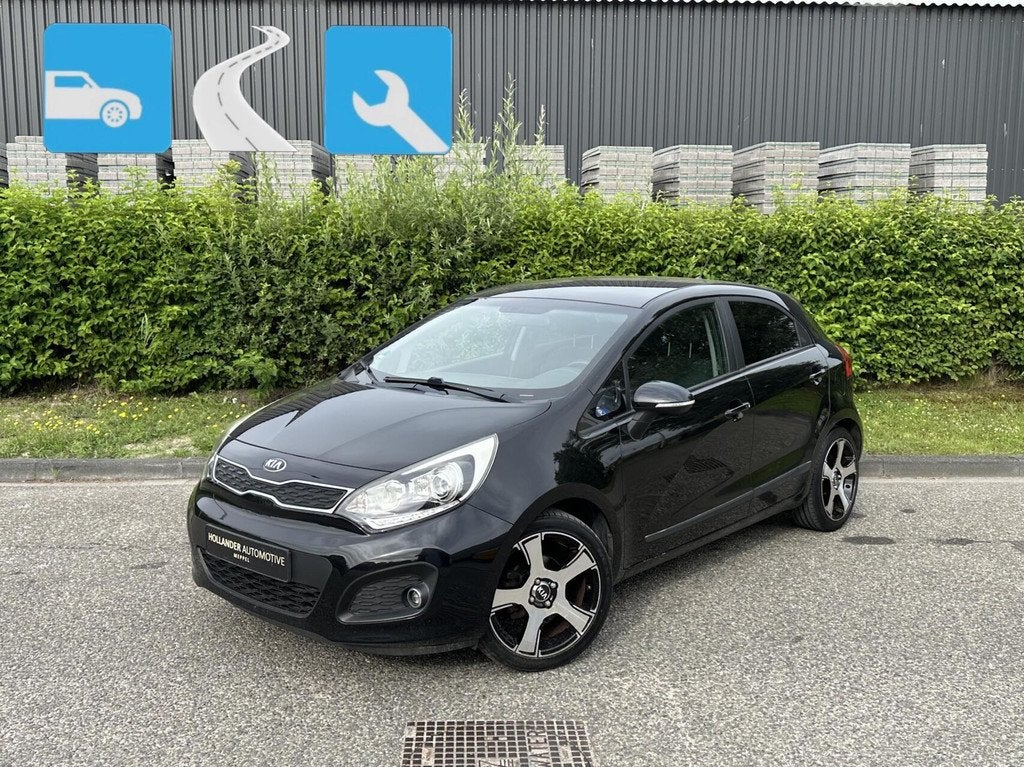 Kia Rio 1.2 CVVT Super Pack, Keyless, PDC, Clima, Cruise etc, Euro 5, 40 €/maand, 4 cilinders, Automatische klimaatregeling