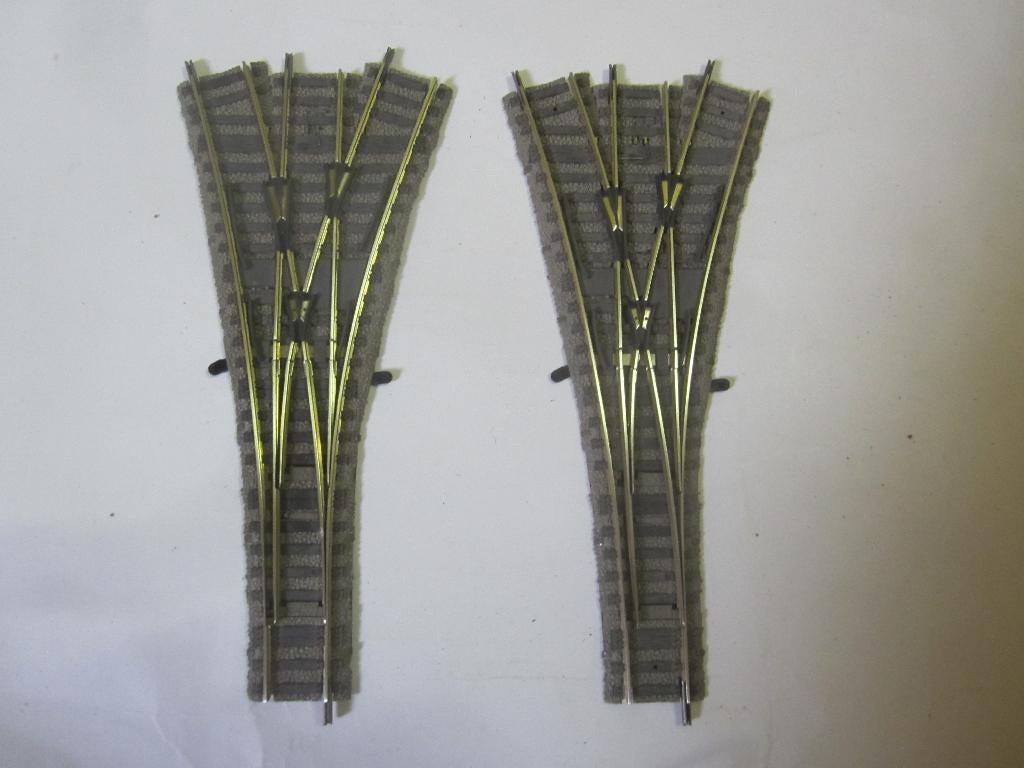 fleischmann Ho profi rails 2x6157 driewegwissels, Gebruikt, Gelijkstroom, Fleischmann, Rails