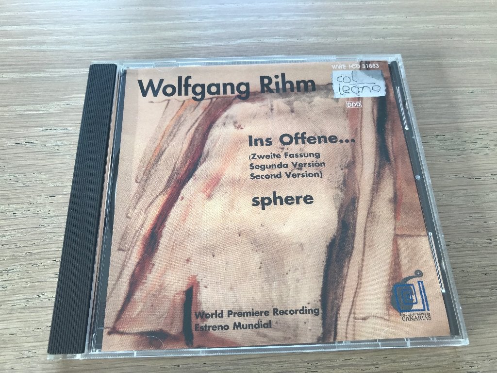 WOLFGANG  RIHM, Ophalen of Verzenden, Classicisme, Gebruikt, Kamermuziek