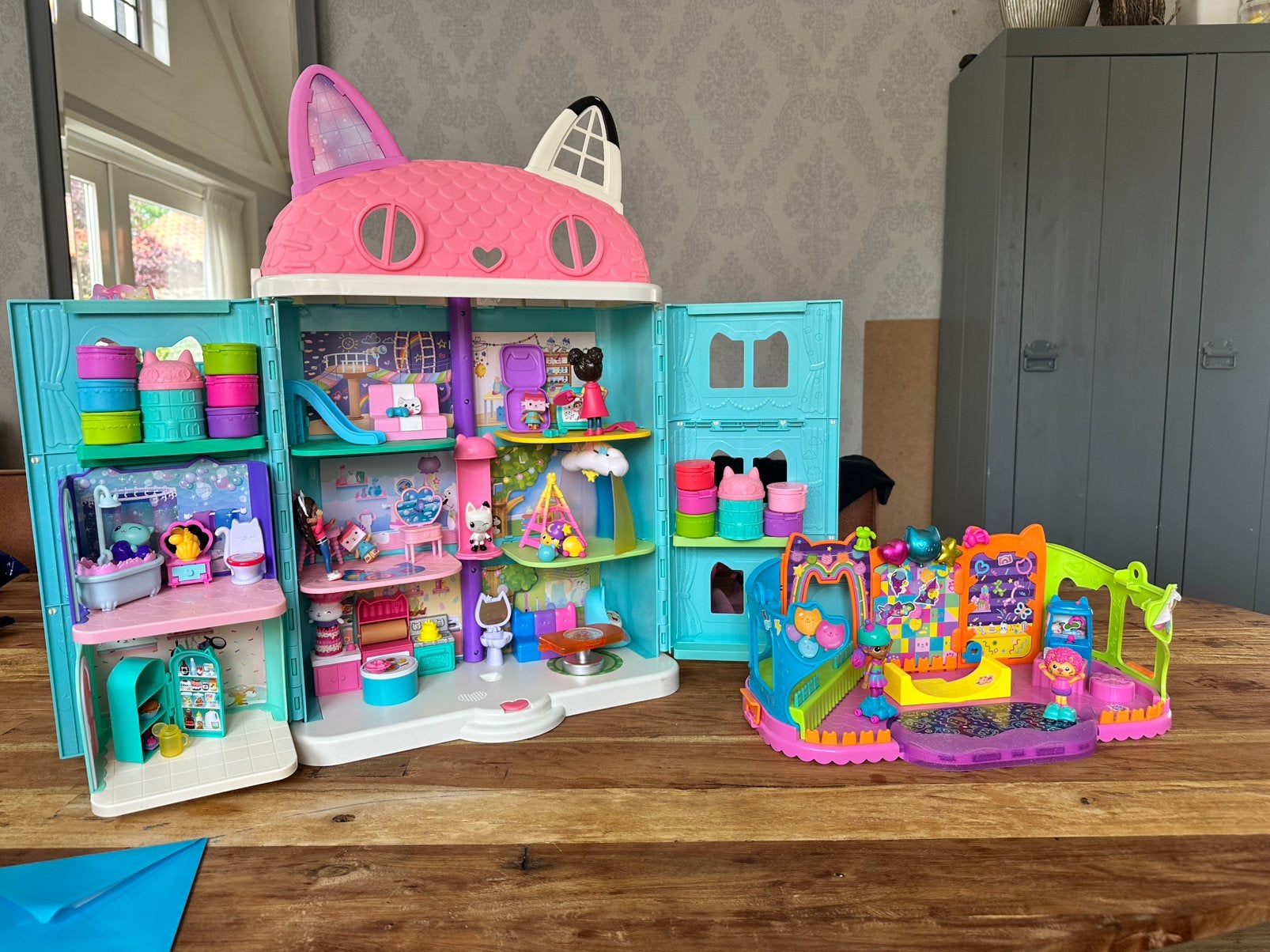 Gabby's Poppenhuis en Polly Pocket Speelset, Ophalen of Verzenden, Zo goed als nieuw, Meisje