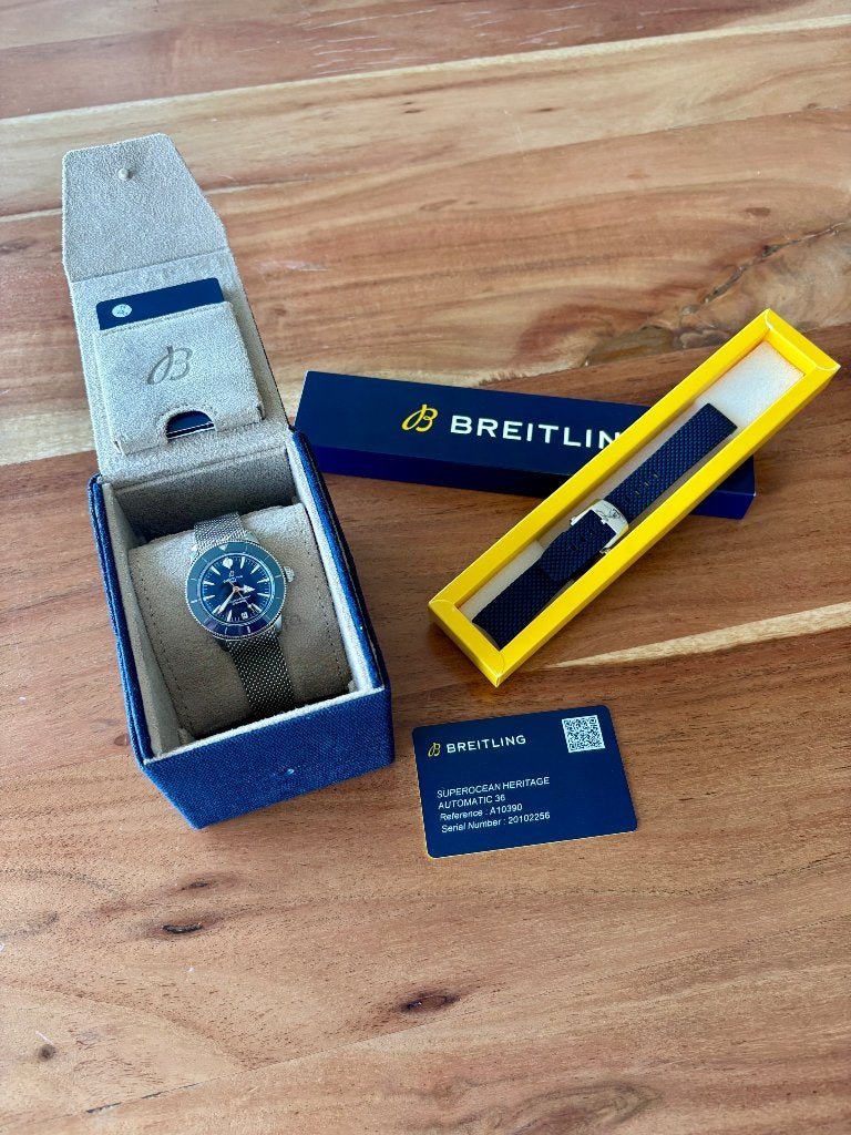 Breitling Superocean Heritage Automatic 36 - NIEUW!, Overige merken, Staal, Staal, Polshorloge