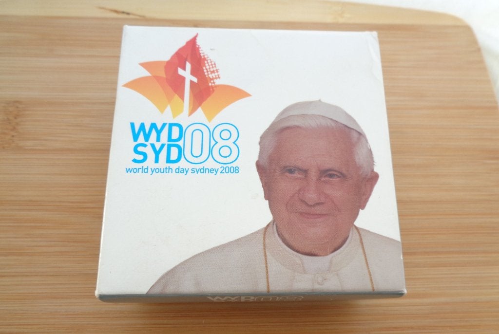 zilveren Australia 1 dollar Paus Benedict XVI [531], Verzenden, Buitenland, Munten