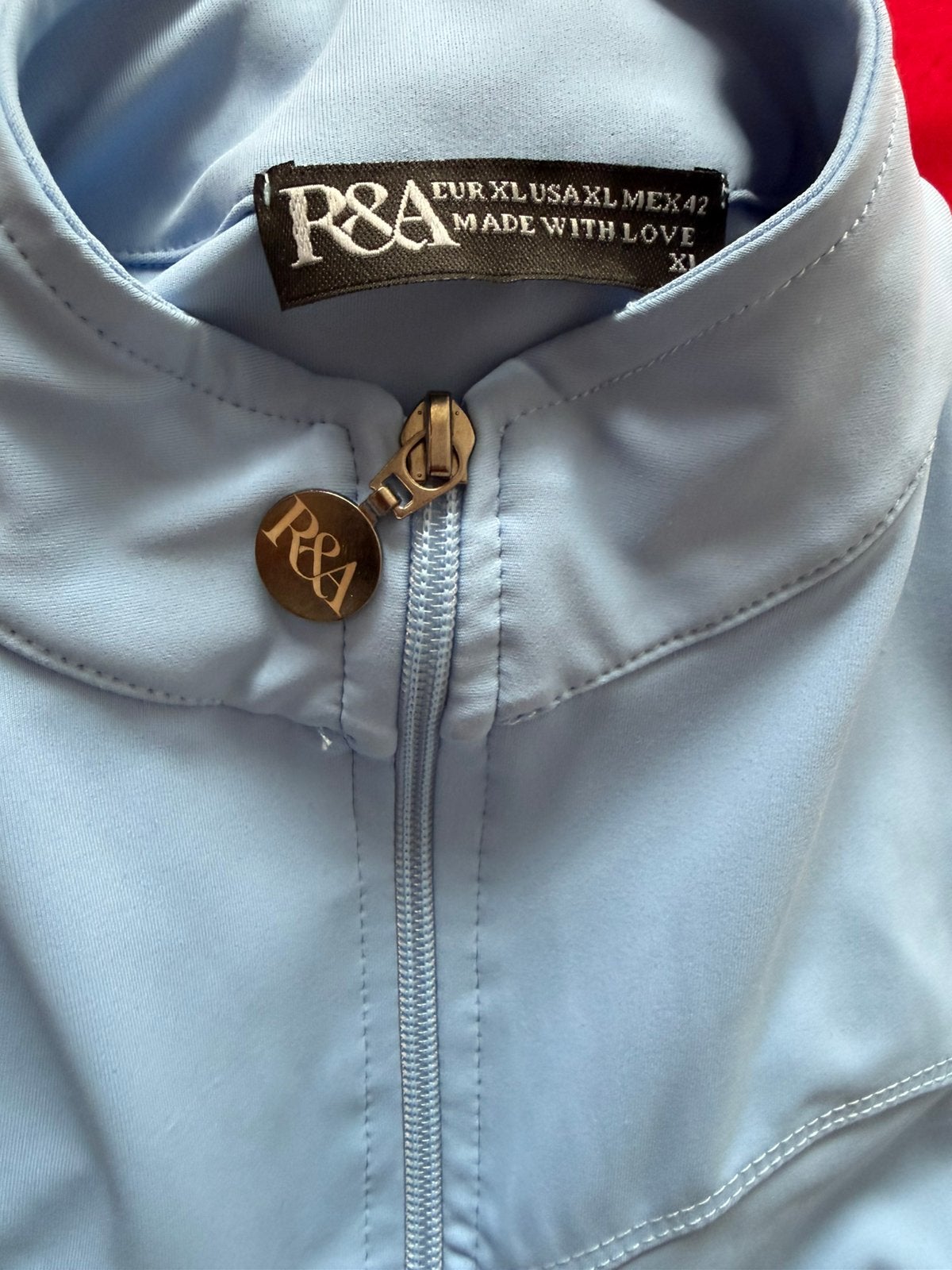 R&A Lichtblauwe Trainingsset - Maat XL, Blauw, Maat 46/48 (XL) of groter, Ophalen of Verzenden, Zo goed als nieuw