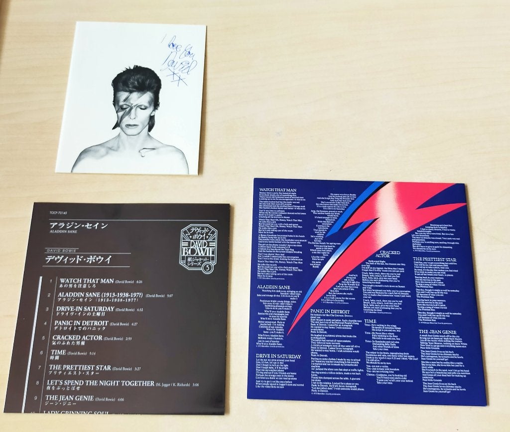 David Bowie - Aladdin Sane CD 1973/2007 Japan, Ophalen of Verzenden, Gebruikt, Poprock