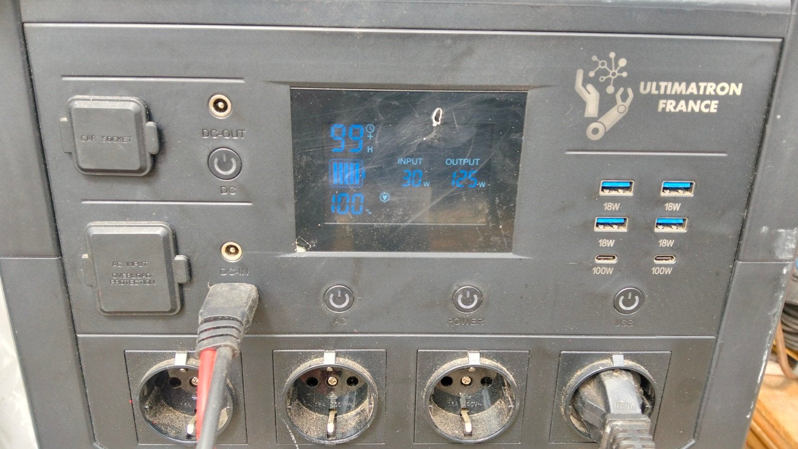 Ultimatron ULT-1500 Draagbare Power Station met Zonnepanelen, Ophalen of Verzenden, Gebruikt