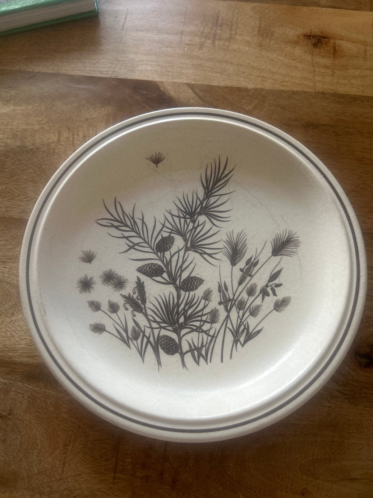 Pinewood diner borden van W.H. Grindley Co Ltd, Huis en Inrichting, Keuken | Servies, Gebruikt, Overige merken, Keramiek, Vintage
