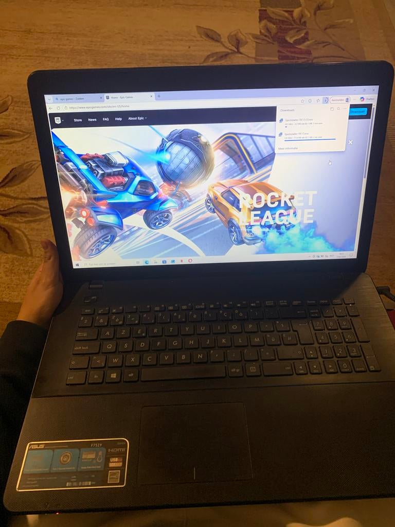 ASUS F751Y Gaming/Werk Laptop - Krachtig en Veelzijdig, Computers en Software, Windows Laptops, Gebruikt, 17 inch of meer, HDD
