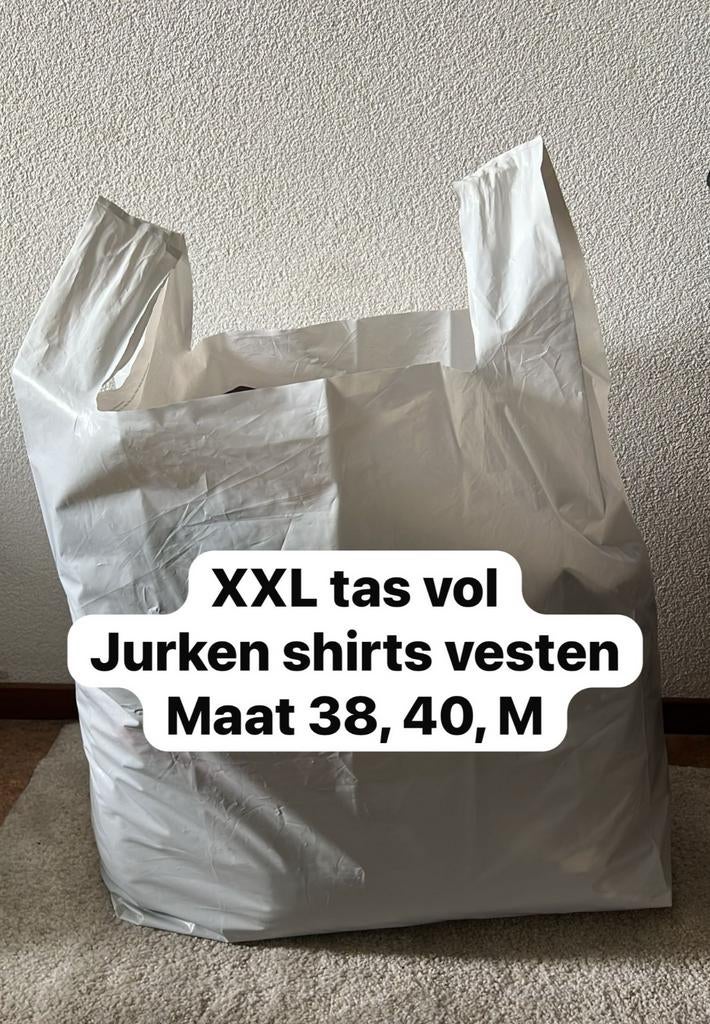 Tas vol kleding jurken, vesten jumpsuit M, Kleding | Dames, Ophalen of Verzenden, Zo goed als nieuw, Maat 38/40 (M)