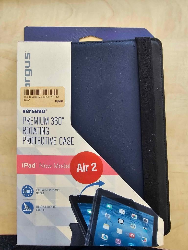 Targus Versavu iPad AIR + AIR2 protective case blauw, Computers en Software, Tablet-hoezen, 10 inch, Nieuw, Bescherming voor- en achterkant