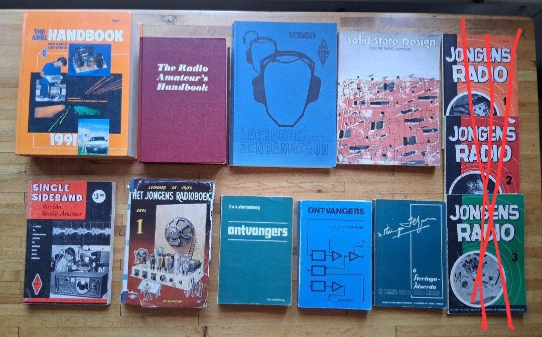 Nostalgische boeken voor de zendamateur radio diverse soorte, Ophalen of Verzenden, Gelezen, Elektrotechniek