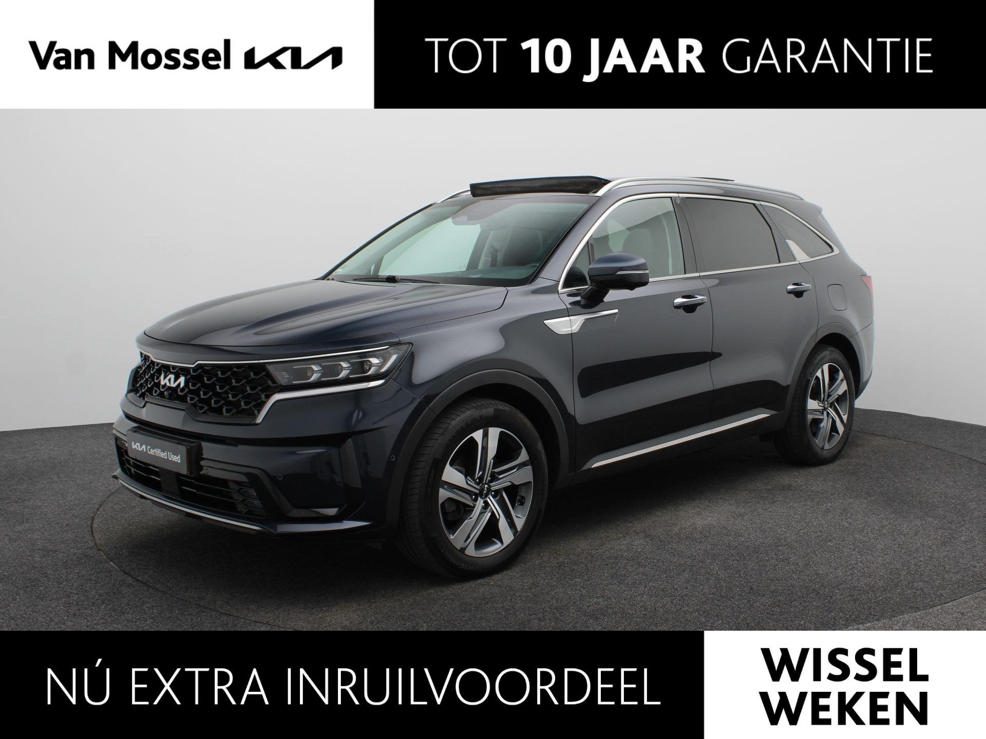 Kia Sorento 1.6 T-GDI Plug-in Hybrid 4WD Edition | Stoelverw, Auto's, Gebruikt, Euro 6, 4 cilinders, Blauw