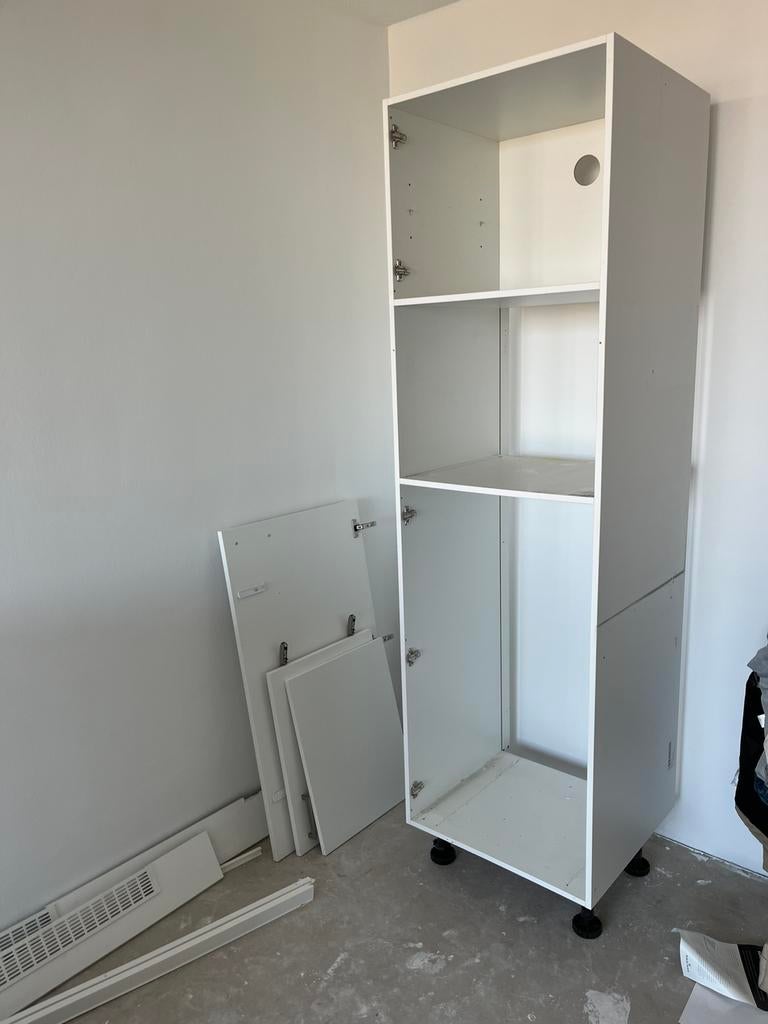 Bribus keukenkast voor koelkast en oven, Ophalen of Verzenden, Zo goed als nieuw, 50 tot 75 cm, 200 cm of meer