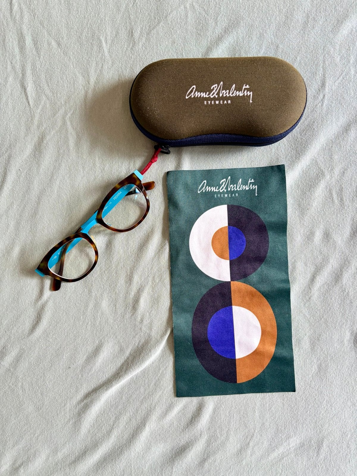 Anne & Valentin Fedora BA12 optic frame- Zo goed als nieuw, Bruin, Zo goed als nieuw, Bril, Ophalen