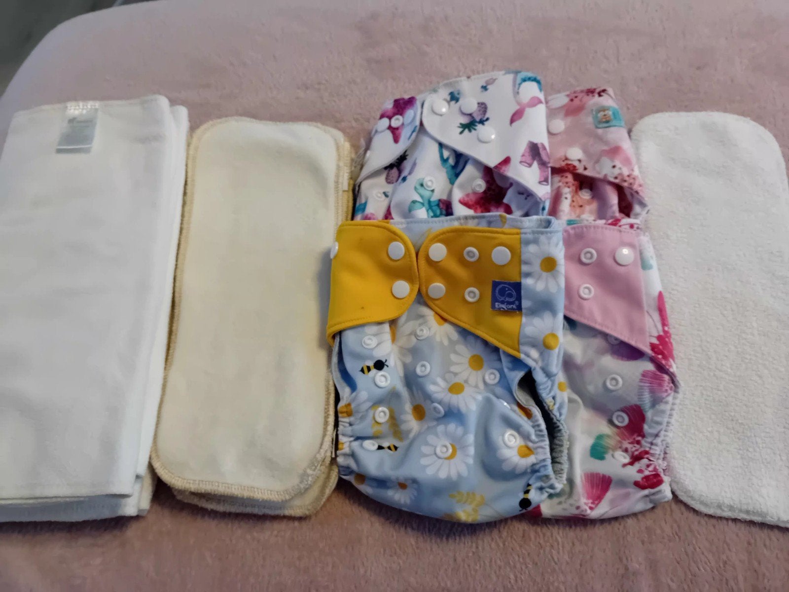 Little Lamb prefolds en Mother-ease boosters, Ophalen, Gebruikt, Overige typen