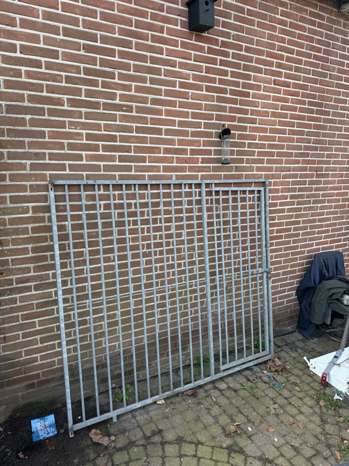 Kenneldeel hondenhok hekwerk met deur, Ophalen, Zo goed als nieuw, IJzer