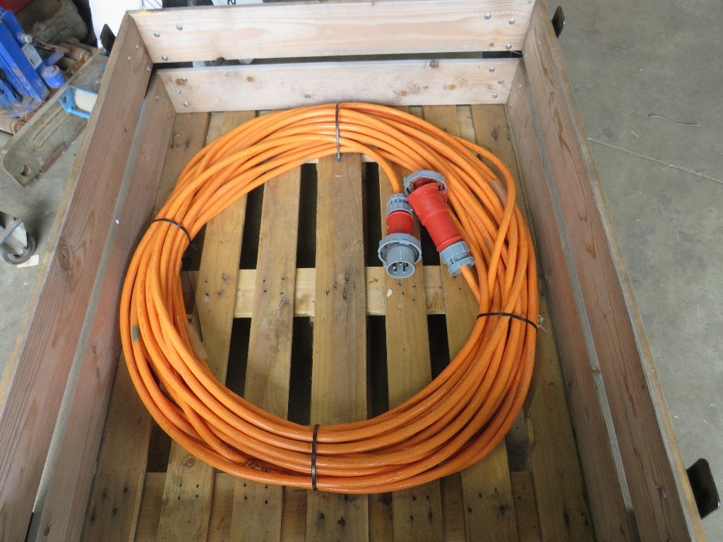 krachtkabel krachtstroomkabel verlengkabel 50 meter 32a, Doe-het-zelf en Verbouw, Elektra en Kabels, Ophalen, Gebruikt, Krachtkabel