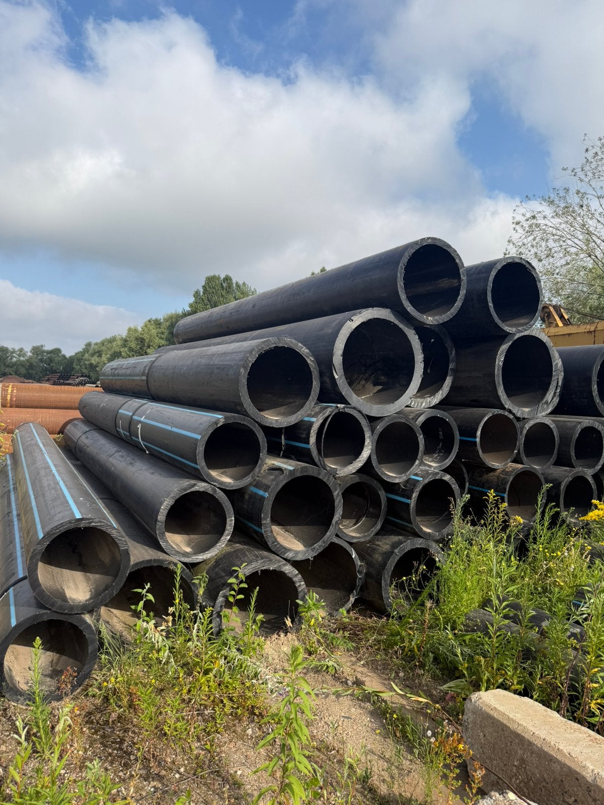 HDPE buizen - Diverse afmetingen - Zolang voorraad strekt!, Ophalen, Overige materialen, 4 tot 6 meter, Zo goed als nieuw
