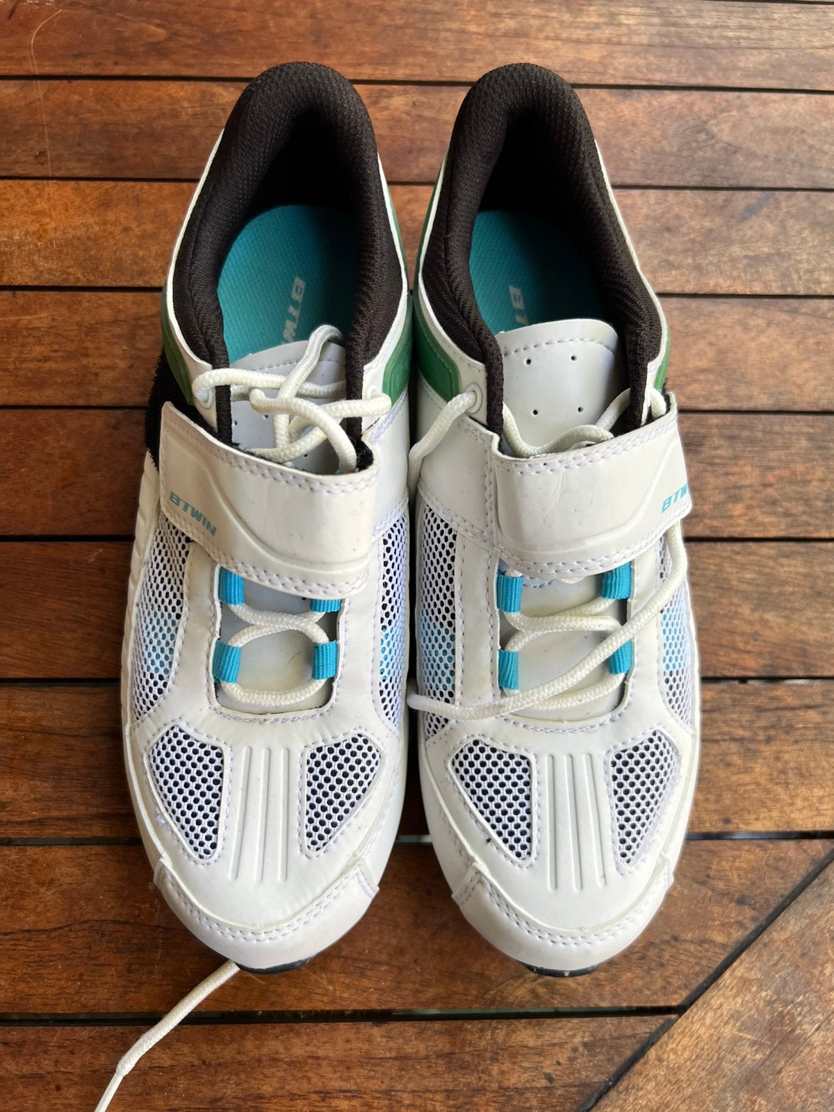 t.k.BTwin MTB schoenen maat 39 dames, Ophalen of Verzenden, Zo goed als nieuw, Helm