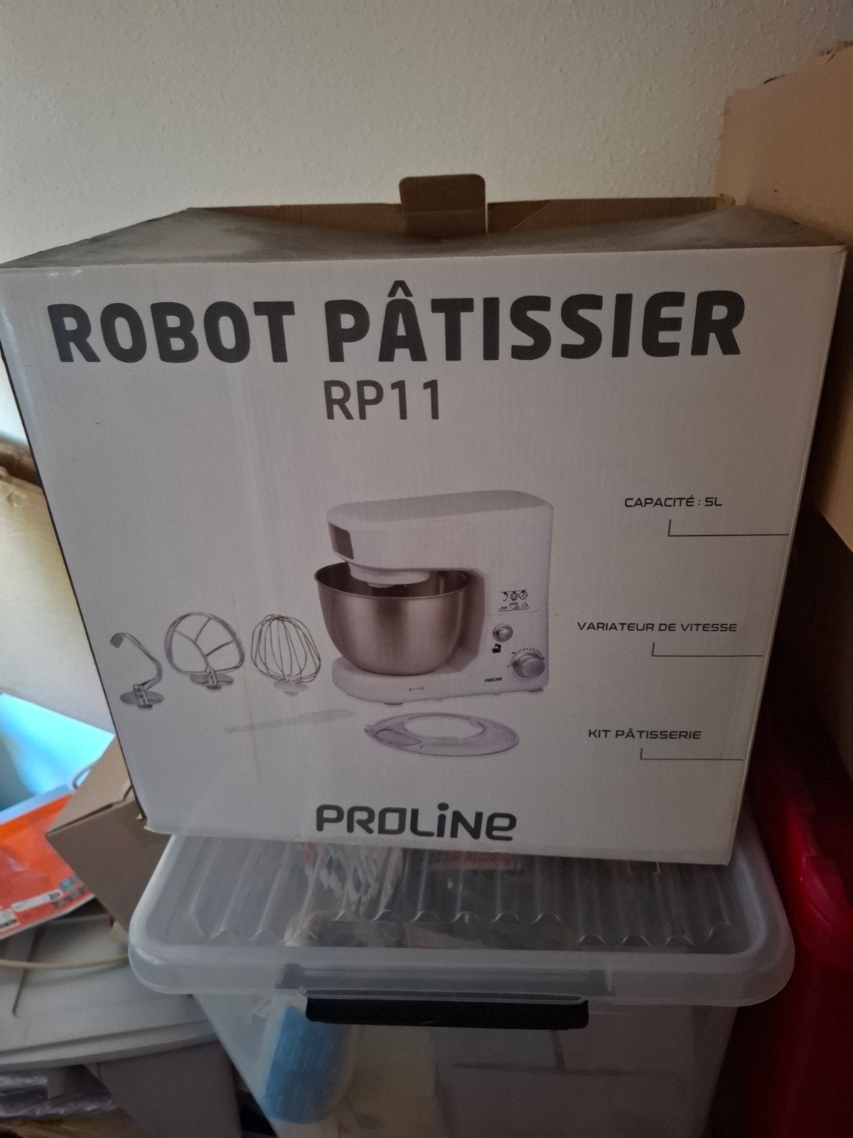 Proline Robot Pâtissier RP11 Keukenmachine 5L, Witgoed en Apparatuur, Keukenmixers, 4 liter of meer, Ophalen of Verzenden, Nieuw