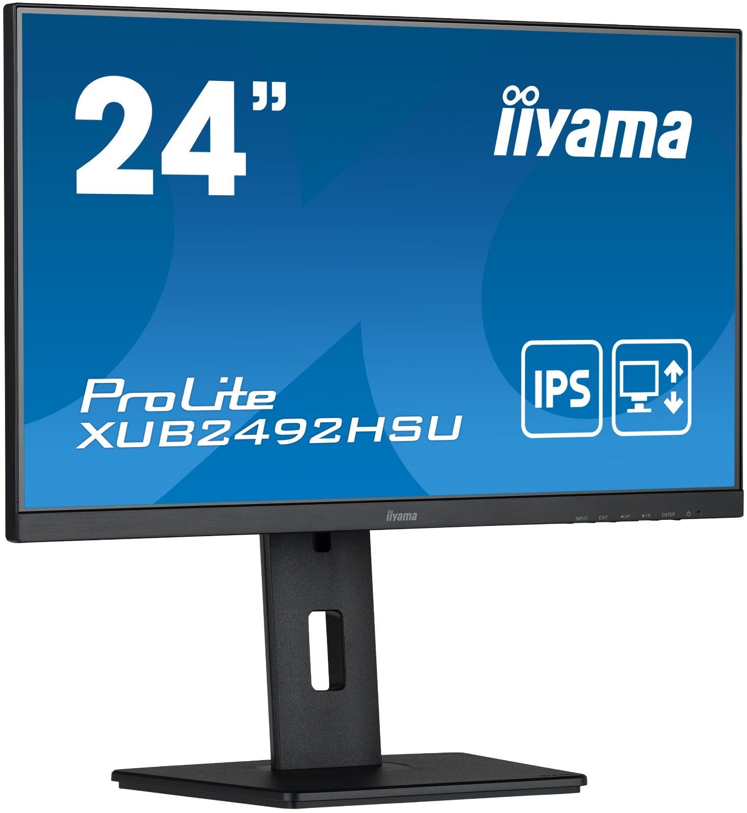 iiyama ProLite XUB2492HSU – 24 inch Full HD IPS Monitor, Computers en Software, Monitoren, Ophalen, HDMI, Full HD, Zo goed als nieuw