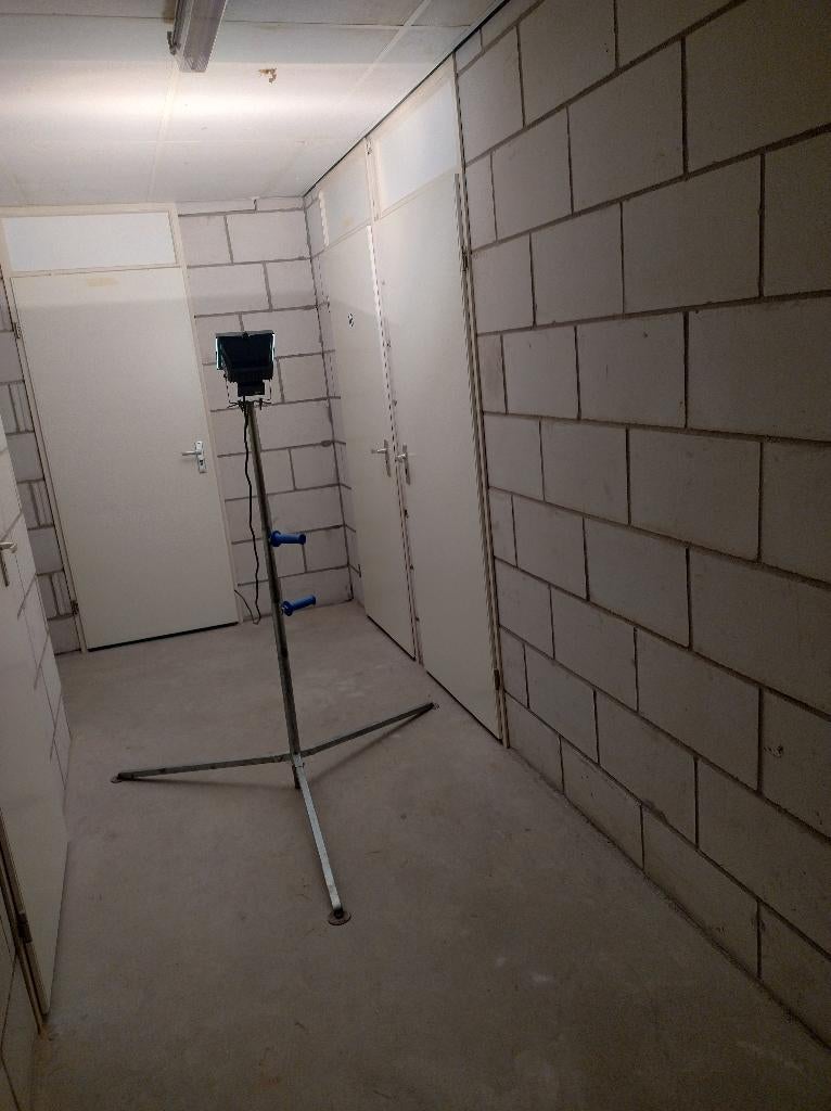Bouwlamp met statief, Ophalen, Gebruikt, Met statief, Lamp met armatuur