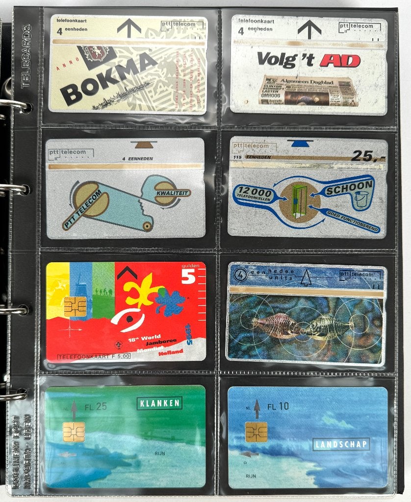 1119. Telefoonkaarten PTT - Nederlandse series, ca. 1990, Verzamelen, Ophalen