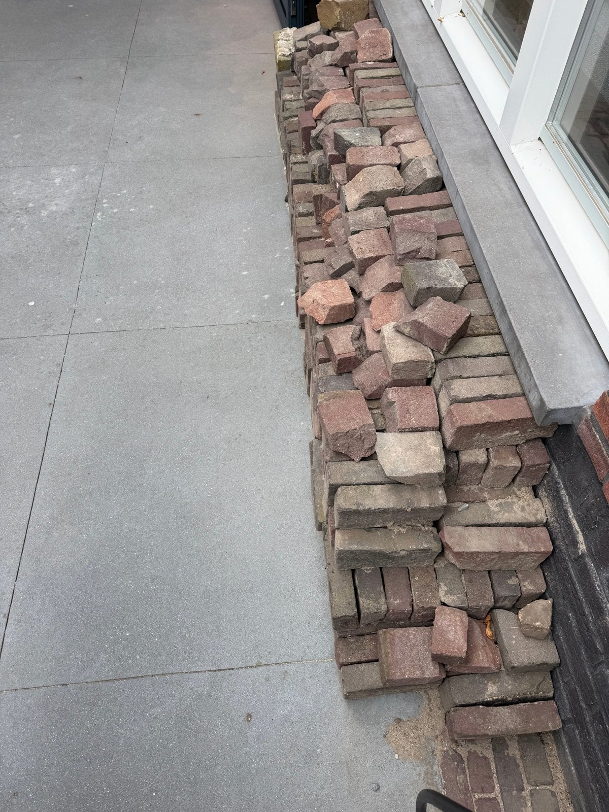 Gratis af te halen: Oude gebakken klinkers (ca. 3 m²), Ophalen, Gebruikt, Keramiek, Klinkers