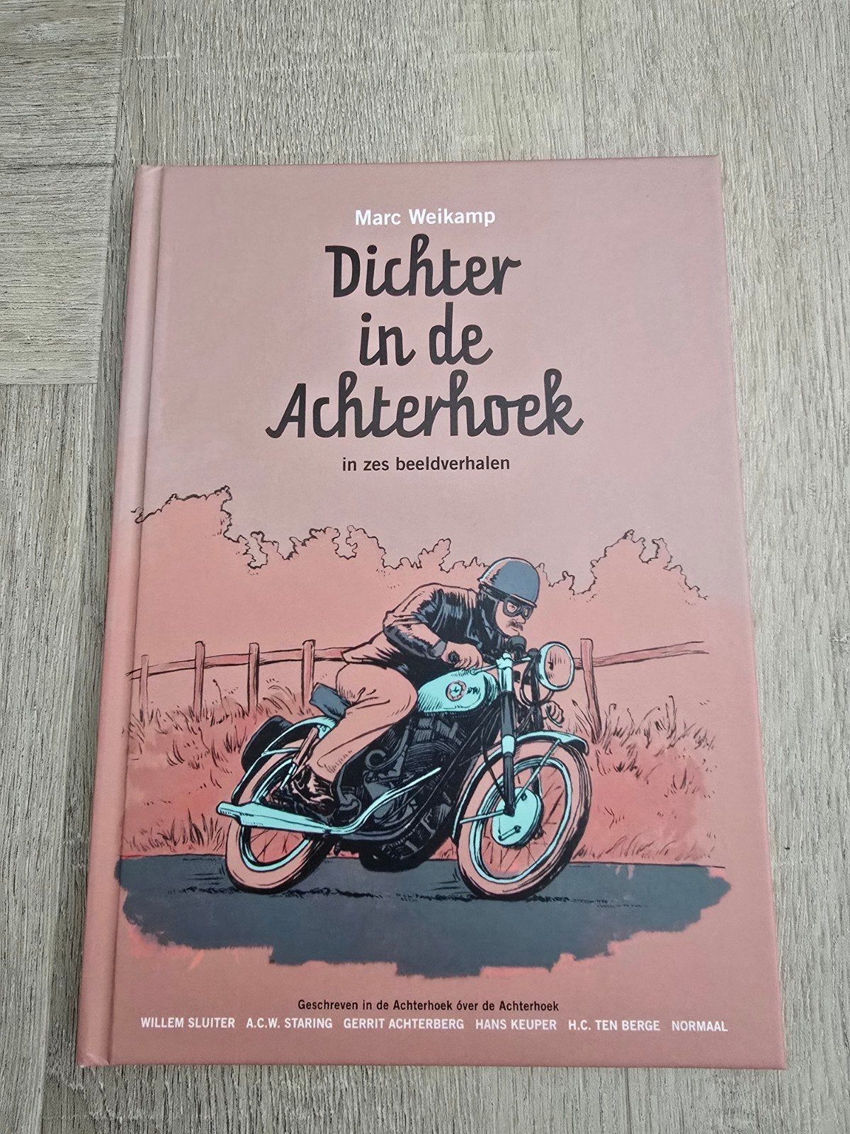 Boek dichter in de achterhoek in zes beeldverhalen, Eén stripboek, Ophalen of Verzenden, Zo goed als nieuw