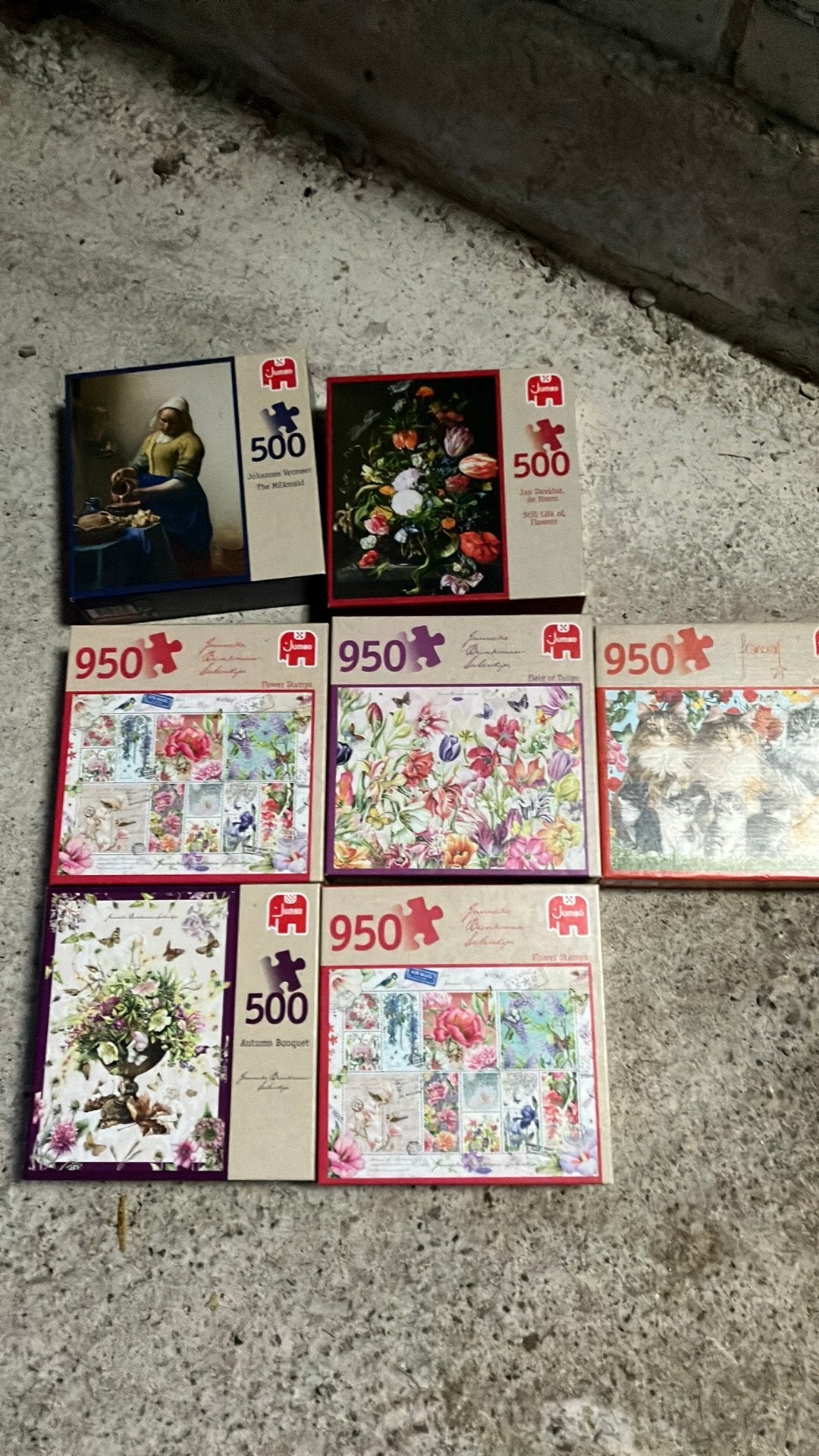 Mooie puzzels jumbo 500 /950 stukjes, Ophalen of Verzenden, 500 t/m 1500 stukjes, Zo goed als nieuw