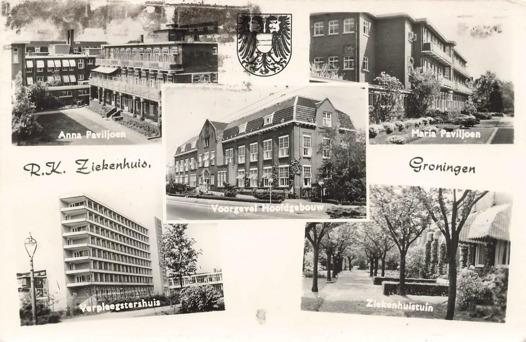 Groningen, R.K. Ziekenhuis, Ophalen of Verzenden, 1960 tot 1980, Gelopen, Groningen