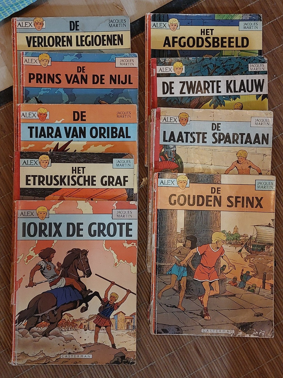 Alex 9 stuks, Meerdere stripboeken, Ophalen of Verzenden, Gelezen