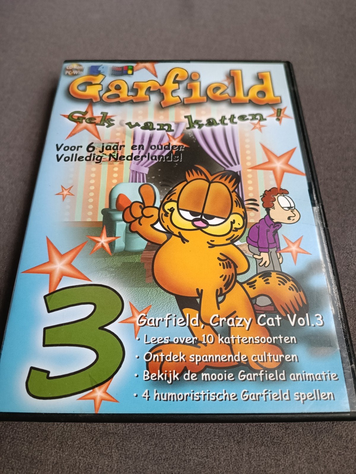 Garfield crazy cat 3 - dvd, Alle leeftijden, Ophalen of Verzenden, Zo goed als nieuw, Amerikaans