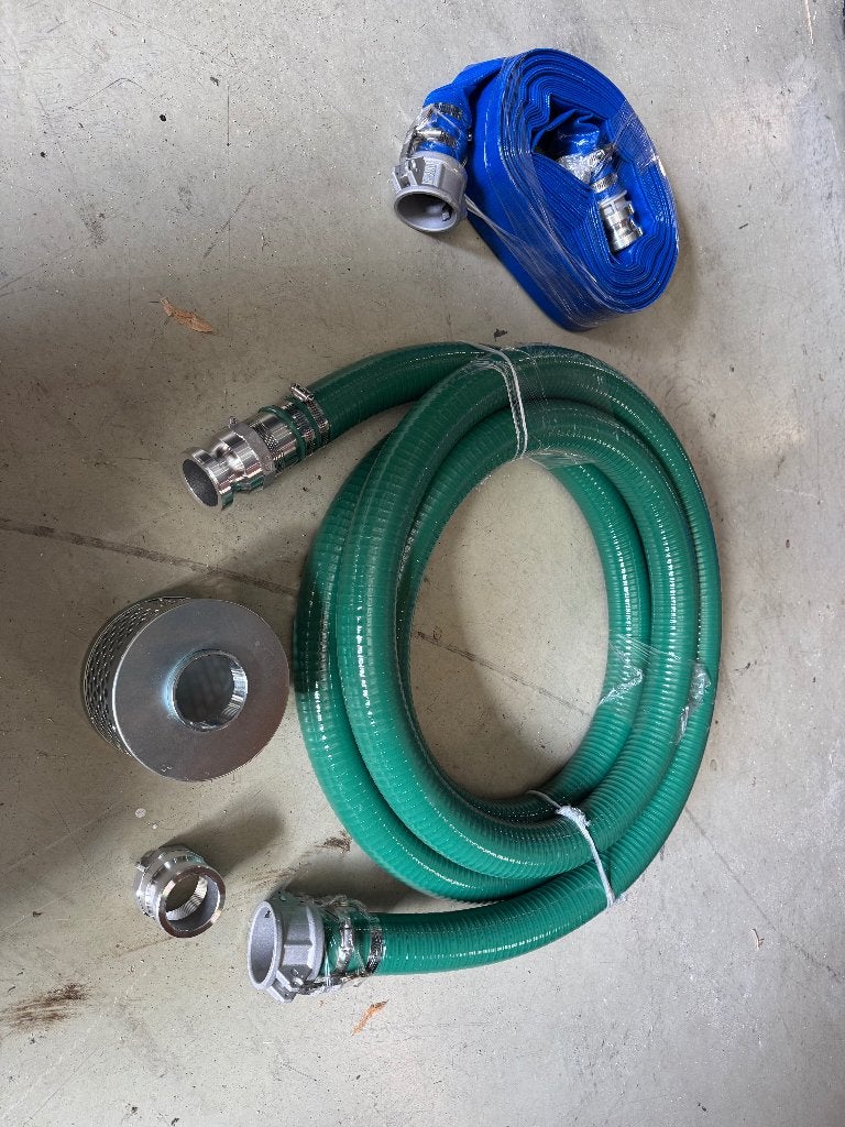 Waterpomp aanzuigslang compleet met korf en afvoerslang, Tuin en Terras, Ophalen of Verzenden, Nieuw, Handmatig, Beregeningspomp