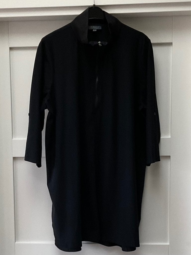 Blouse/tuniek van IVY Bella maat 3 (52) zwart, Kleding | Dames, Verzenden, Zo goed als nieuw, Zwart, Blouse of Tuniek