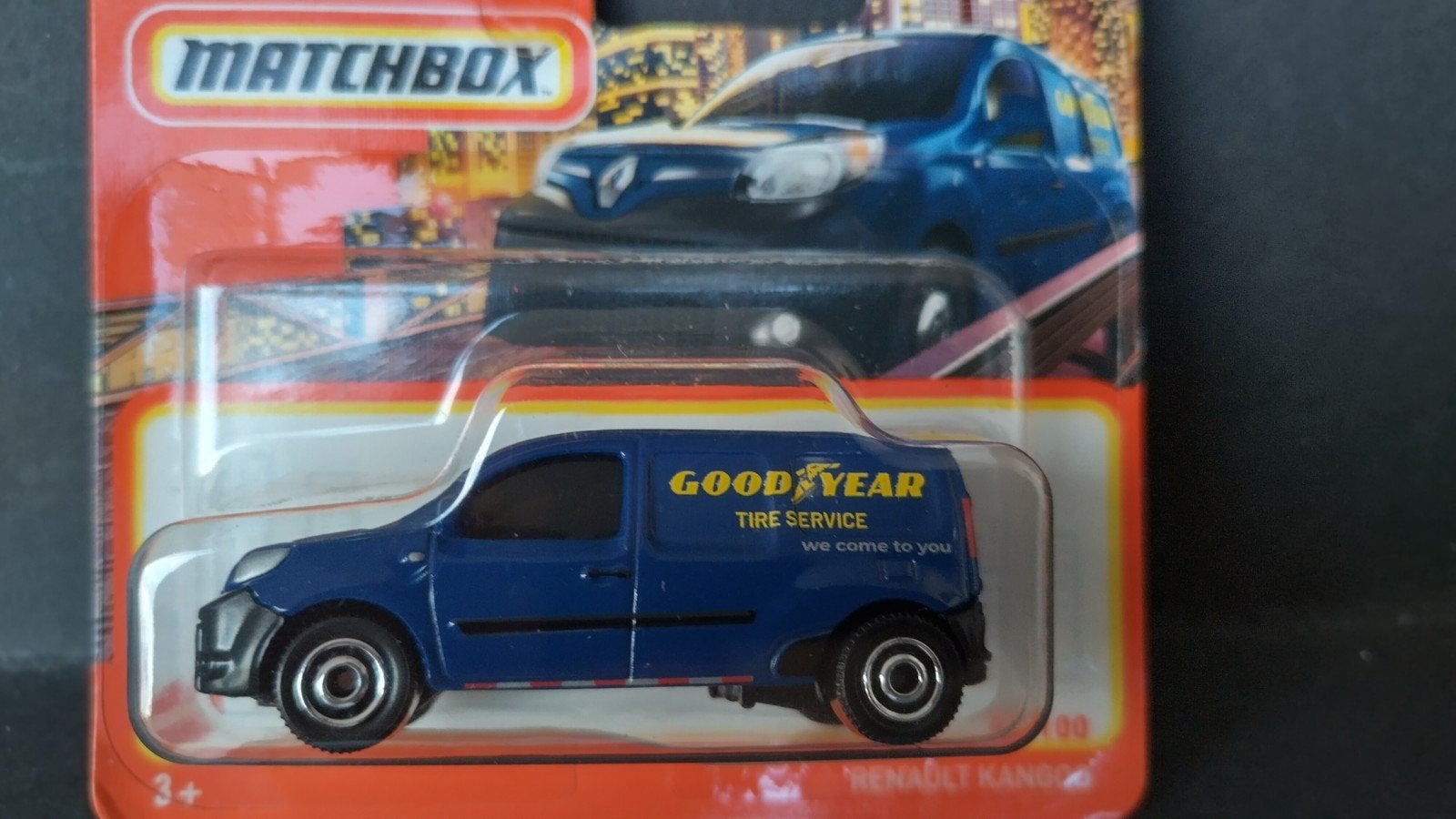 Renault Kangoo Goodyear 1;64 3inch Matchbox Pol, Auto, Verzenden, ., Nieuw