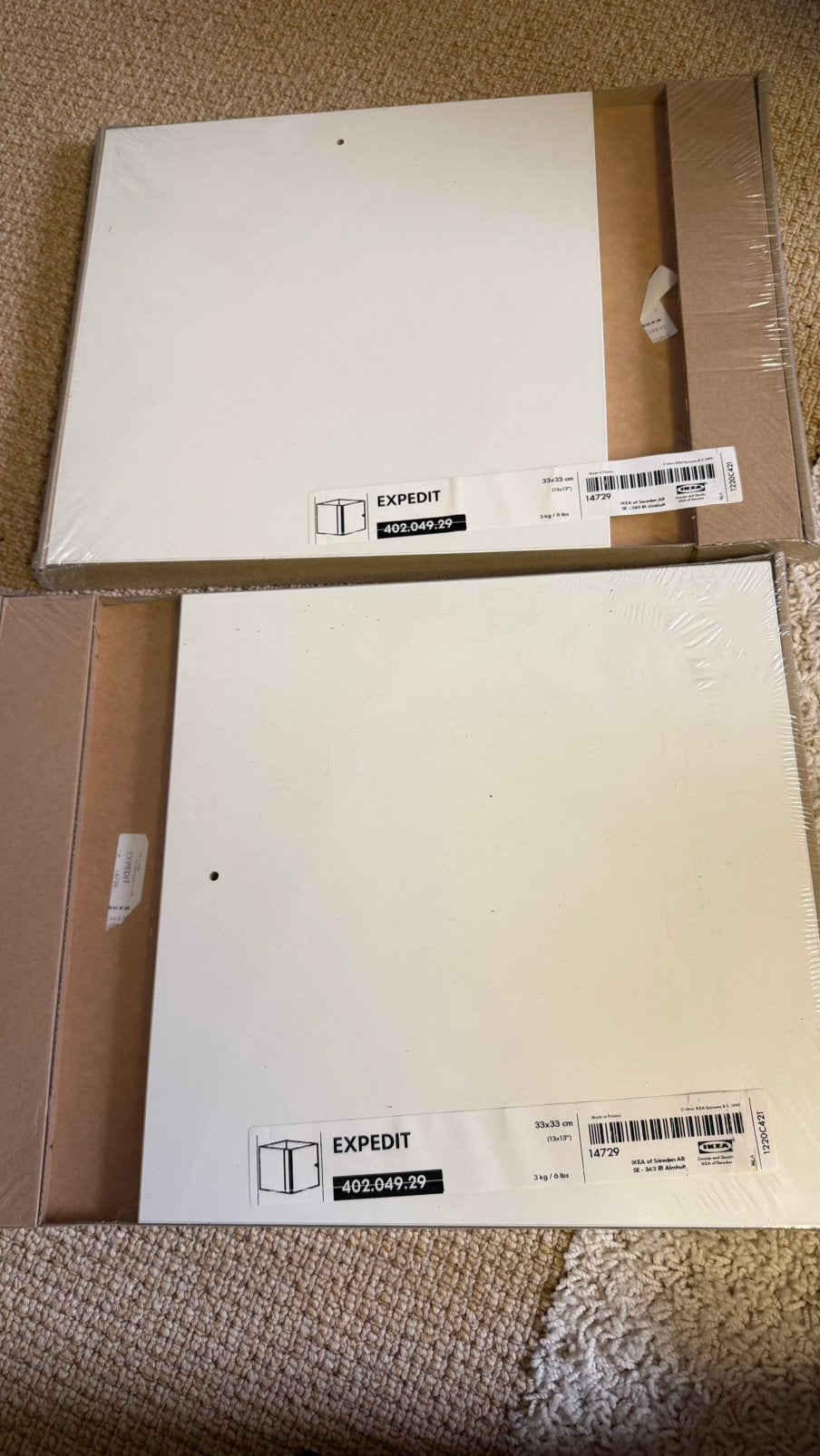 Expedit ikea kast, Ophalen, Nieuw, 25 tot 50 cm, Minder dan 100 cm
