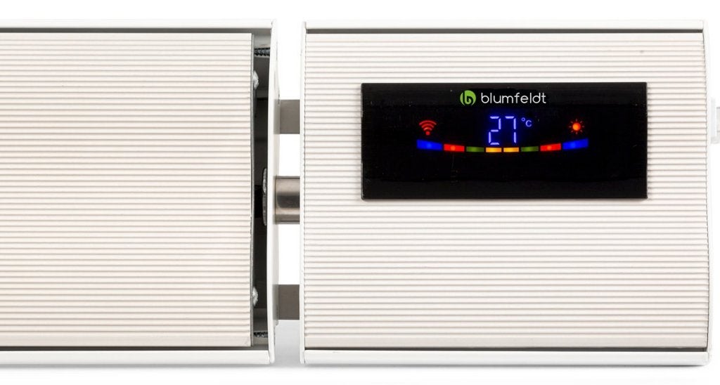 Blumfedt (Klarstein) 2400 Watt infrarood kachel, Ophalen, Minder dan 30 cm, Kachel, Zo goed als nieuw