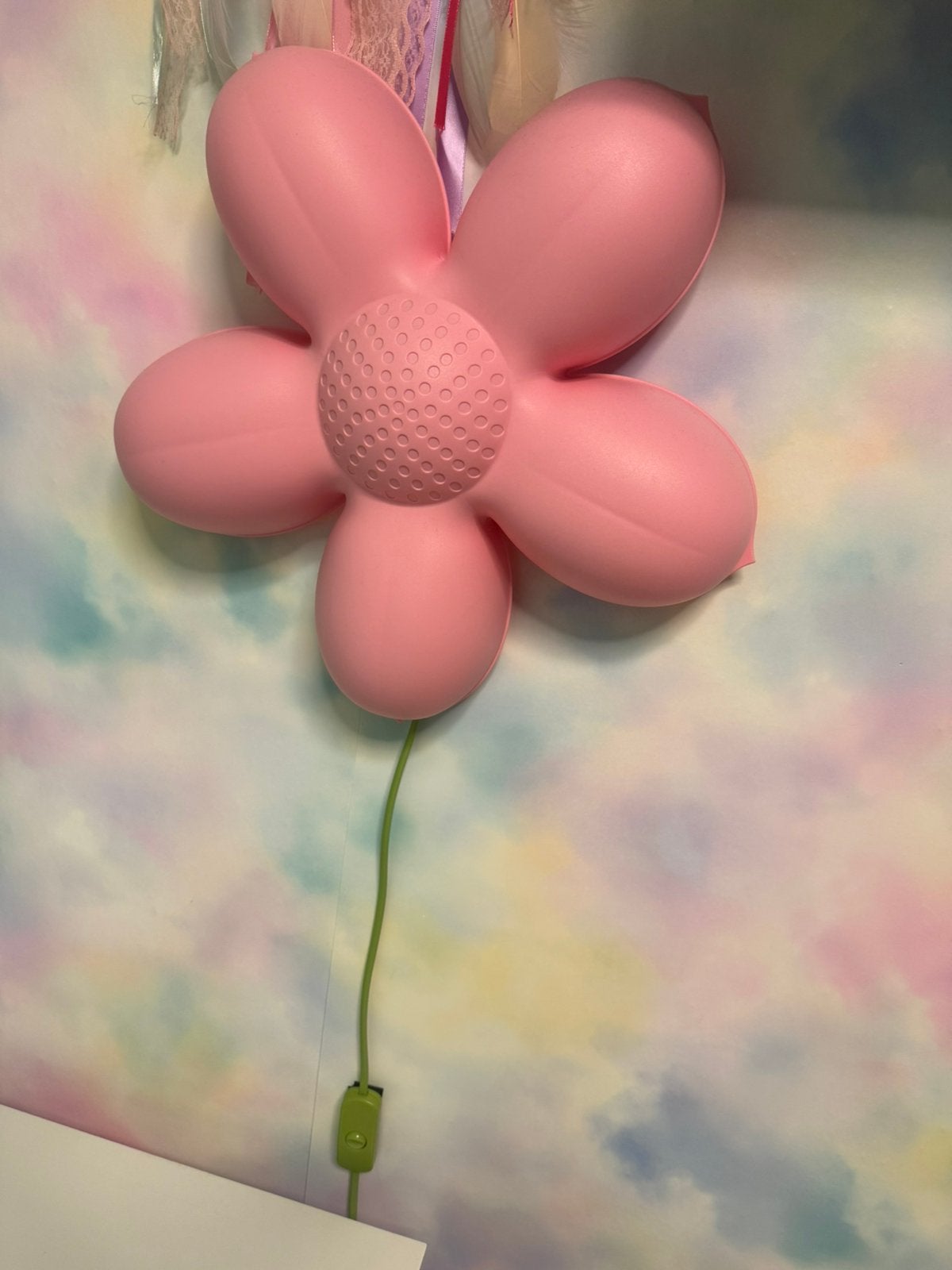 Bloemenlamp ikea roze, Ophalen, Gebruikt, Roze