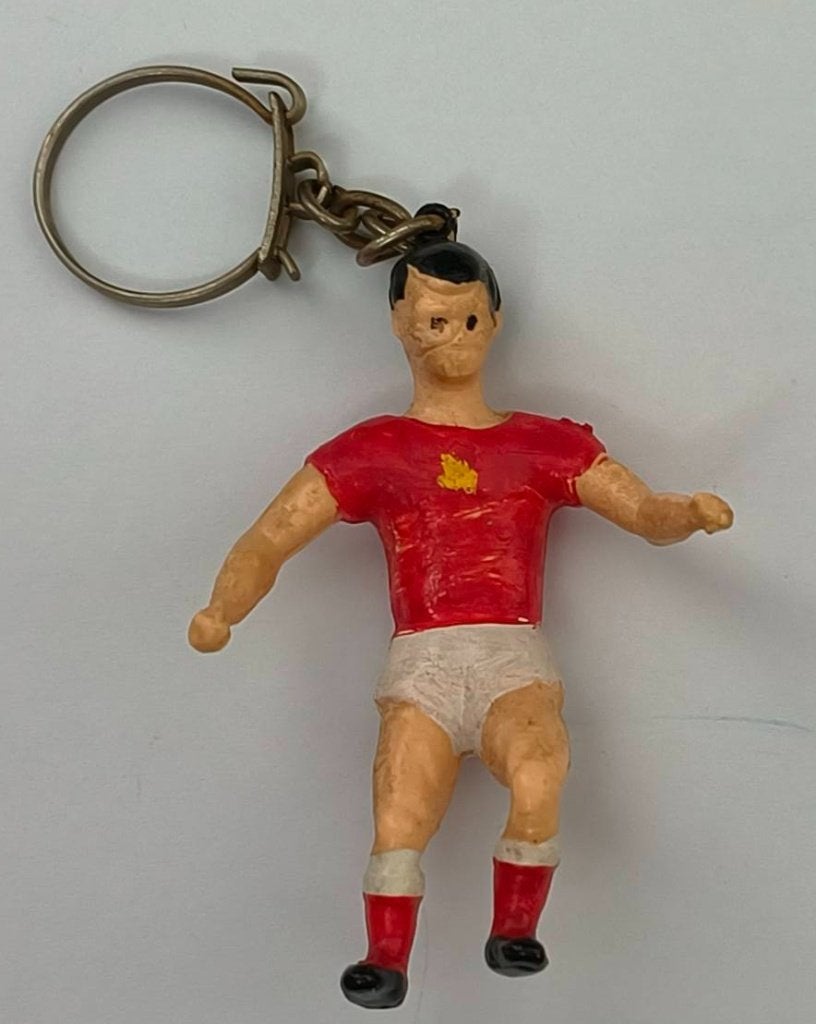 Voetbal poppetjes sleutelhangers 4x, Verzamelen, Sleutelhangers, Ophalen of Verzenden, Zo goed als nieuw, Sport