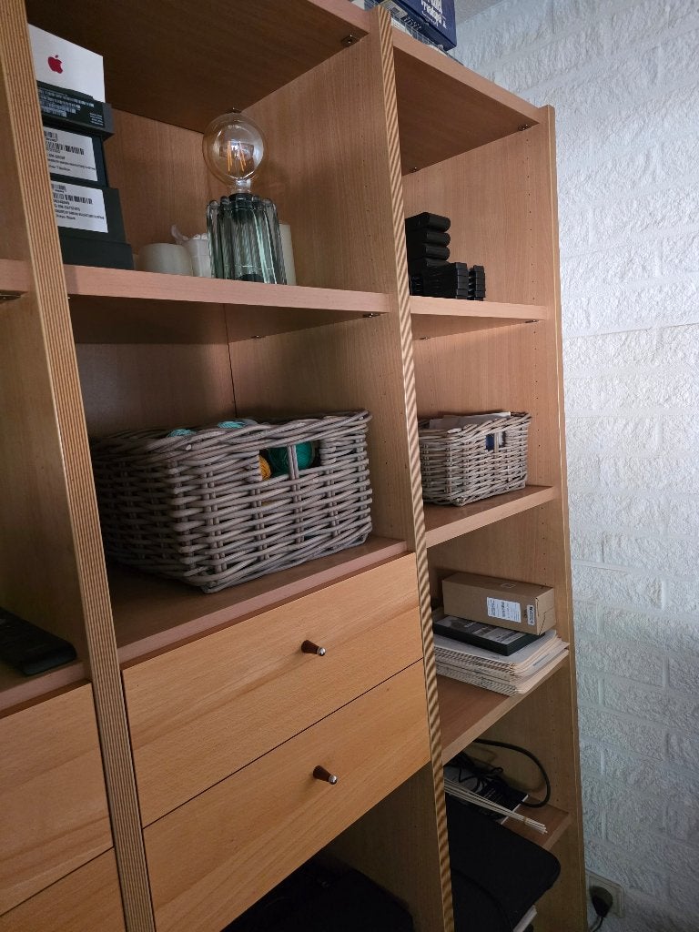 Boekenkast, Huis en Inrichting, Kasten | Boekenkasten, Ophalen, Met plank(en), 200 cm of meer, Zo goed als nieuw