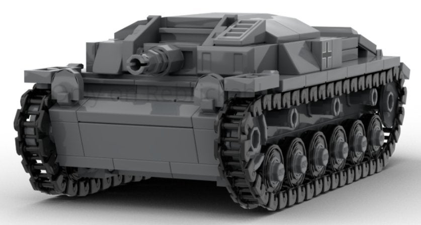 LEGO MOC: WW2 StuG III Ausf. B Tankjager, MOC (eigen creatie), Overige thema's, Lego, Nieuw