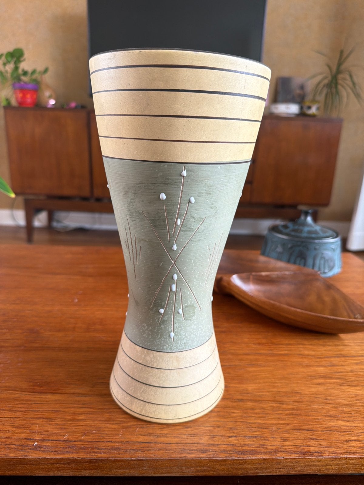 Marzi & Remy vintage vaas 28 cm hoog, Ophalen of Verzenden