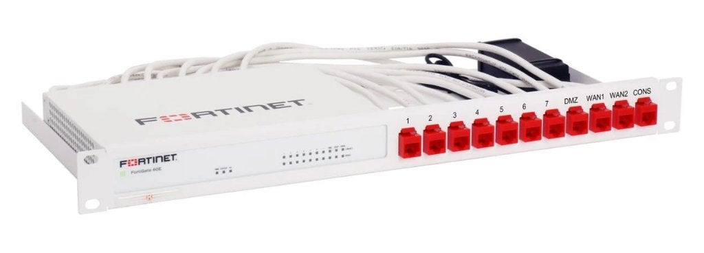 Rackmount kit FortiGate 60F / 70F / 70G, Computers en Software, Ophalen of Verzenden, Zo goed als nieuw, Router, Fortinet Fortigate