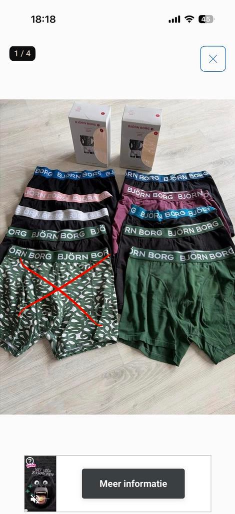 Björn Borg boxershorts, verschillende kleuren, Ophalen of Verzenden, Overige kleuren, Boxer